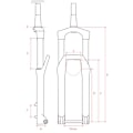 Miniatyrbillede 2 af 2: Dt Swiss Mtb Gaffel F 232 One Manual Boost 15 X 110 Mm 51 Offset Sort 29´´ / 100 mm