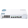 Miniatyrbillede 7 af 7: Qnap Qsw-m408-2c 8 Port 1gbps 2 Port 1 Hvid