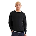 Miniatyrbillede 1 af 2: Dockers Crewneck Trøje Sort XL Mand