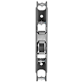 Miniatyrbild 4 av 6: Kizer Inline Skates Ram Element Ii 60 Ti Silver 270 mm