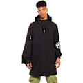 Miniatyrbillede 1 af 5: Grimey Space Hammu Regnfrakke Sort XL Mand