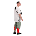 Pikkukuva 5 / 5: Adidas Lyhythihainen T-paita Fi 3s Valkoinen XL / Regular Mies