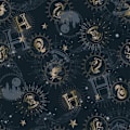 Miniatyrbillede 7 af 7: Play Fabrics Dynetæppe Med Knapper Harry Potter Guld Til 80 Seng 140x200 Cm