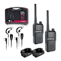 Miniatyrbillede 2 af 8: Albrecht Walkie-talkies Tectalk Worker 3 2 Enheder Sort