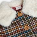 Miniatyrbillede 3 af 4: Boboli Jacquard Check Jakke Brun 6 Years