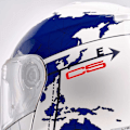 Miniatyrbillede 7 af 7: Schuberth C5 Globe Modulær Hjelm Blå 3XL
