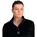 Miniatyrbillede 3 af 4: Spyder Halv Lynlås Fleece Shimmer Bug Sort XL Kvinde