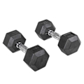 Miniatyrbillede 1 af 3: Olive Rubber Hex 9kg Pair Sort,Søvfarvet 9 kg