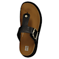 Miniatyrbillede 4 af 6: Fitflop Klipklapper Buckle Leather Toe-post Sort EU 39 Kvinde
