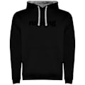 Miniatyrbillede 1 af 4: Kruskis Hættetrøje Word Running Two-colour Sort 2XL Mand