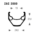 Pikkukuva 2 / 2: Gurpil Zac M475 26´´ 6b Disc Maastopyörän Etupyörä Musta 9 x 100 mm