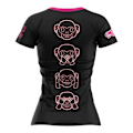 Miniatyrbillede 2 af 3: Otso Kortærmet T-shirt Emoji Monkey Neon Sort XS Kvinde