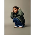 Miniatyrbild 4 av 7: Name It Memo Long Tb Jacka Grönt 8 Years Flicka