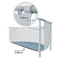 Pikkukuva 6 / 8: Intex Uima-allas Prisma Frame Rectangular With Filter Harmaa 300 x 175 x 80 cm