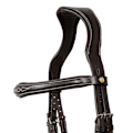 Miniatyrbild 4 av 8: Equestro Anatomic Soft Stitched Träns Brun Extra Full