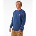 Miniatyrbillede 5 af 6: Rip Curl Wetsuit Icon Sweatshirt Blå L Mand