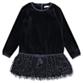 Miniatyrbild 1 av 5: Boboli Velour With Fringes Klänning Blå 8 Years Flicka