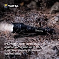 Miniatyrbillede 4 af 10: Varta Indestructible F30 Pro 6w Led Alu Sort 650 Lumen