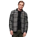 Miniatyrbillede 1 af 4: Superdry Overshirt Wool Miller Grå L Mand