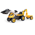 Miniatyrbild 1 av 9: Smoby Traktor Med Teew Builder Max Silver