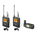 Miniatyrbillede 1 af 2: Saramonic Trådløst Videokamera Mikrofonsystem Uwmic9 Sort