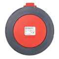 Miniatyrbillede 2 af 2: Mennekes Power Top Xtra 125a Ip67 400v 4 Stænger Kvinde Prop Rød
