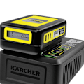 Miniatyrbillede 2 af 5: Karcher 2445032 18v Batteri Oplader Sort