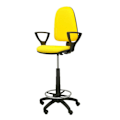 Miniatyrbillede 3 af 3: P And C Taburet 00bgolf Gul