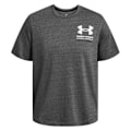 Pikkukuva 3 / 4: Under Armour Lyhythihainen T-paita Rival Terry Colorblock Harmaa S / Regular Mies