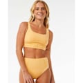 Miniatyrbillede 5 af 6: Rip Curl Bikinitop Mirage Ultimate Scoop Neck Cro Gul XL Kvinde