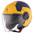 Miniatyrbillede 1 af 9: Mt Helmets Viale Sv Beta åben Hjelm Gul 2XS