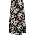 Miniatyrbillede 1 af 6: Urban Classics Nederdel Viscose Midi Sort S Kvinde