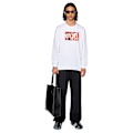 Miniatyrbillede 4 af 4: Diesel Langærmet T-shirt Just L6 Hvid XL Mand