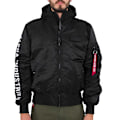 Miniatyrbillede 1 af 2: Alpha Industries Ma-1 D-tec Se Jakke Sort L Mand