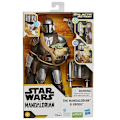Miniatyrbillede 1 af 8: Star Wars Galactic Action The Electrónicas Interactives Figur Mandalorian & Grogu Gylden