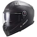 Miniatyrbillede 1 af 5: Ls2 Ff811 Vector Ii Solid Fullface-hjelm Sort M