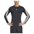 Pikkukuva 1 / 6: Adidas Techfit Compression 3 Stripes Pitkähihainen T-paita  XL Mies