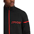 Miniatyrbillede 3 af 3: Spyder Fleece Med Fuld Lynlås Speed Sort L Mand