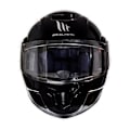 Miniatyrbillede 2 af 4: Mt Helmets Modulær Hjelm Atom Sv Solid Sort S