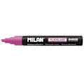 Miniatyrbillede 2 af 2: Milan Udstillingsboks Markører Mejselspids 12 Fluoglass 2 4 Mm Lyserød Farve Rosa