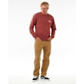 Miniatyrbillede 6 af 6: Rip Curl Stapler Sweatshirt Rød M Mand