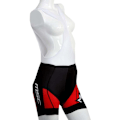 Miniatyrbillede 1 af 3: Msc Claudia Pro Shorts Uden Seler Rød,Sort S Kvinde