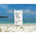 Miniatyrbild 2 av 9: Awesome Maps Målarkarta Handduk World Map To Color In With Country Specific Doodles Vit