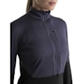 Miniatyrbillede 5 af 9: Icebreaker Merino 200 Realfleece Descender Fleecejakke Med Halv Lynlås Grå M Kvinde