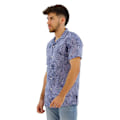Miniatyrbillede 4 af 7: Superdry Open Collar Print Kortærmet Skjorte Blå XL Mand