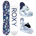 Pikkukuva 1 / 4: Roxy Snowboards Poppy Package Med Juniori Lumilauta  118