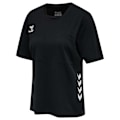 Miniatyrbillede 3 af 5: Hummel Kortærmet T-shirt Referee Chevron Sort M Kvinde
