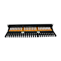 Miniatyrbillede 3 af 4: 2lan Patch Panel 19´´ Cat 6a 24 Utp Søvfarvet