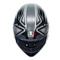 Miniatyrbillede 6 af 6: Agv K3 E2206 Mplk Fullface-hjelm Sort,Grå M