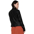 Miniatyrbillede 2 af 7: Only Jakke Bandit Faux Leather Biker Sort 42 Kvinde